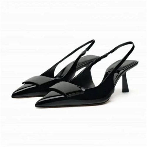 Chaussures Trafescarpins Talons Aiguilles En Tissu Denim Bleu Pour Femmesbretelles Croiséesescarpins Bride Arrièrechaussures Parker Pointuessandales Talons Hauts