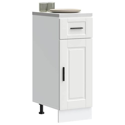 Vidaxl Armoire De Cuisine Porto Blanc Bois D'ingénierie
