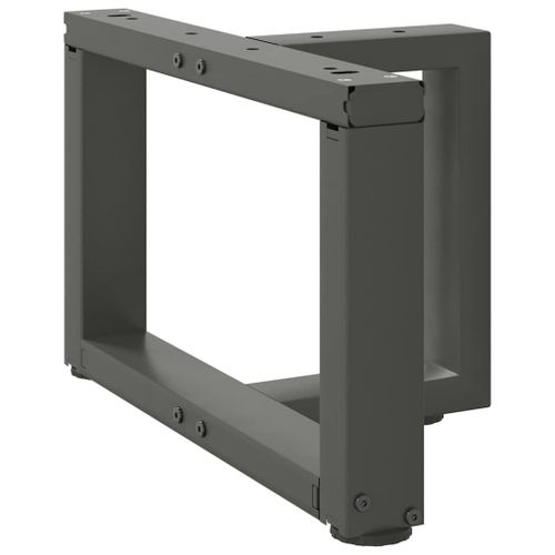 Vidaxl Pieds De Table Basse Forme De T 2pcs Anthracite 40x25x(30-31)Cm