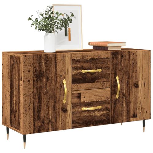 Vidaxl Buffet Vieux Bois 100x36x60 Cm Bois D'ingénierie