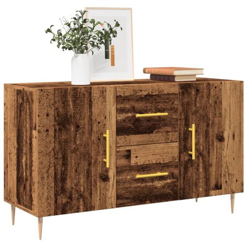 Vidaxl Buffet Vieux Bois 100x36x60 Cm Bois D'ingénierie