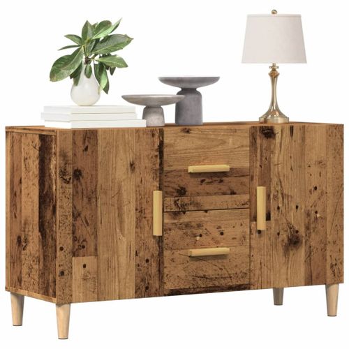 Vidaxl Buffet Vieux Bois 100x36x60 Cm Bois D'ingénierie