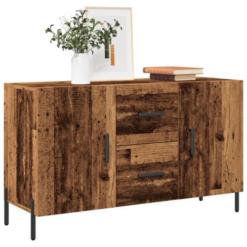 Vidaxl Buffet Vieux Bois 100x36x60 Cm Bois D'ingénierie