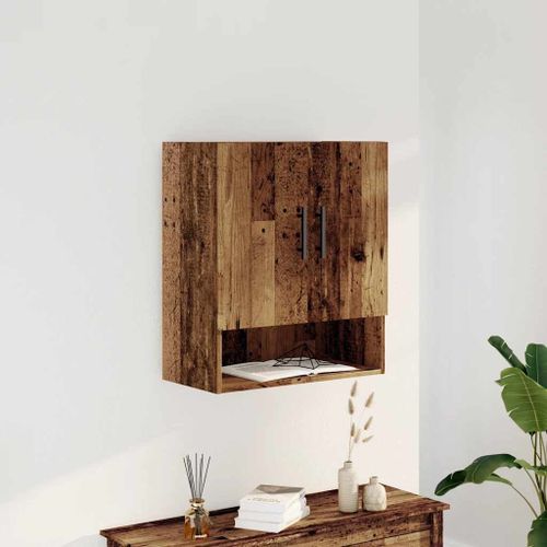 Vidaxl Armoire Murale Vieux Bois 60x31x70 Cm Bois D'ingénierie