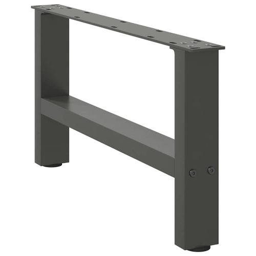 Vidaxl Pieds De Table Basse Anthracite 2 Pcs 30×70 Cm Acier