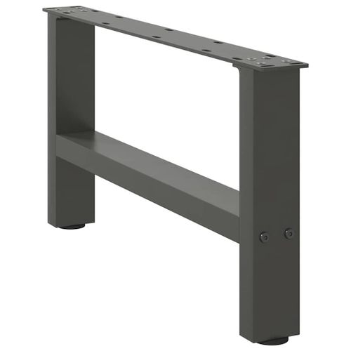 Vidaxl Pieds De Table Basse Anthracite 2 Pcs 30×60 Cm Acier