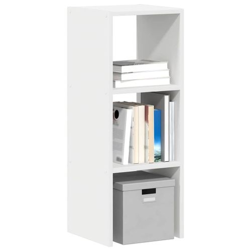 Vidaxl Bibliothèque Empilable Blanc 30x30x80 Cm Bois D'ingénierie