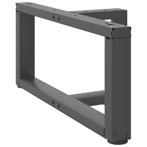 Vidaxl Pieds De Table Basse Forme De T 2pcs Anthracite 60x25x(30-31)Cm