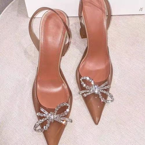 Escarpins À Talons Hauts Et Bout Jolie Tu Pour Femme,Chaussures De Mariage Élégantes,Clip Clair,Grande Taille 44 45