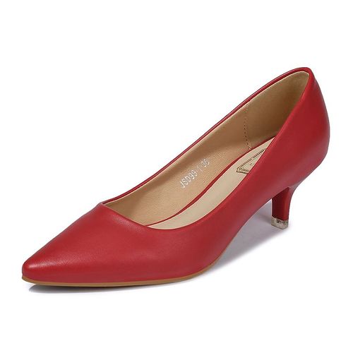Escarpins En Cuir À Talons Aiguilles Pour Femmes,Chaussures De Mariage Haut De Gamme,Luxe,Grande Taille,5cm,42/43