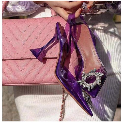 Escarpins À Talons Hauts Et Bout Jolie Tu Pour Femme,Chaussures De Mariage Élégantes,Clip Clair,Grande Taille 44 45