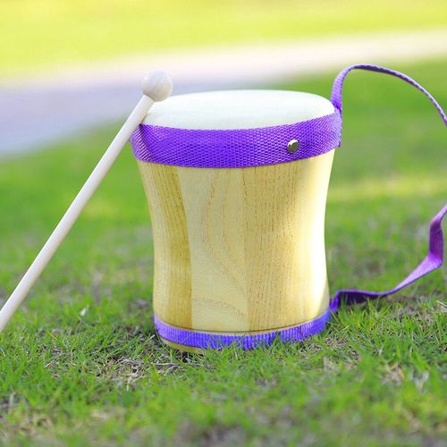 Tambour À Main En Bois Tsubaki En Peau De Mouton,Jouets Musicaux,Instrument De Percussion,Jeux Éducatifs Pour Enfants