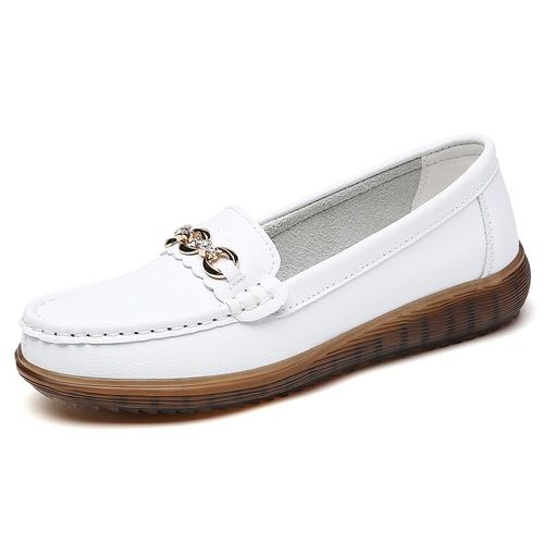 Chaussures Mocassins Bout Rond Pour Femmeschaussures Décontractées De Marque De Luxechaussures Plates Enfilerbaskets De Styliste Pour Femmes