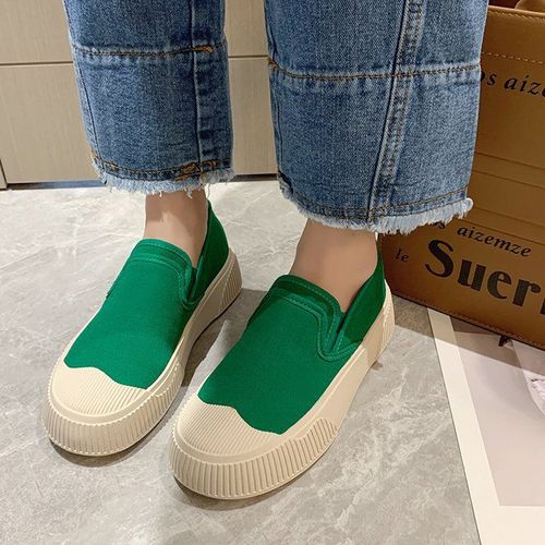 Chaussures Chaussures L'offre Elles Optiques Pour Femmesmocassins En Toilebaskets Fouetfond Plat Enfilerchaussures Plateforme Décontractéesdesign Pour Femmes