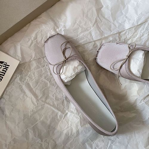 Chaussures Chaussures De Ballet N?ud Papillon Pour Femmesmocassins Plats Enfiler Peu Profondschaussures De Ballerine D'extérieur Décontractées Pour Damesmode Printemps
