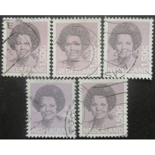 Pays-Bas N°1266 X 5 Oblitéré