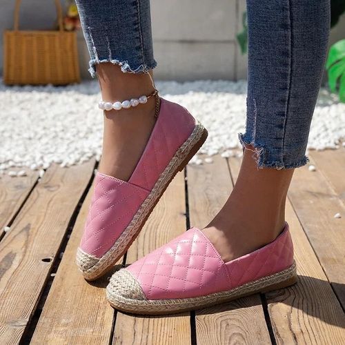Chaussures Espadrilles En Cuir De Chèvre Classiques Pour Femmesmocassins Enfilerchaussures De Poisson Plates Confortableschaussures De Suffolkqualité Supérieuredesign De Marque De Luxe