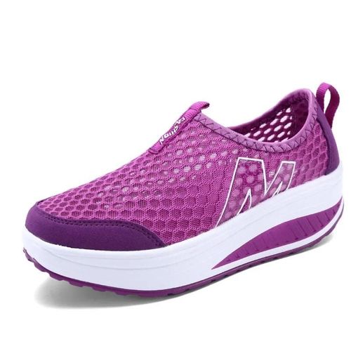 Chaussures Chaussures Plates En Maille Respirante Pour Femmebaskets Plateformemocassins
