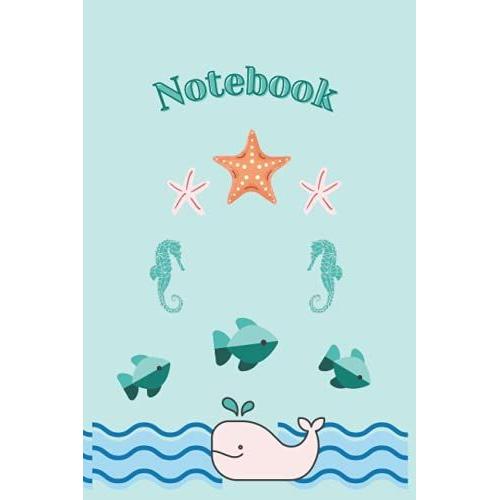 Notebook: Sealife Colorful Blank Lined Notebook