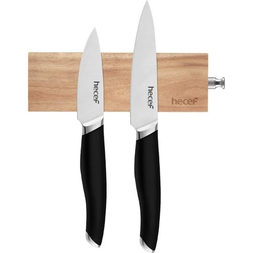 Porte-Couteau Magnétique De 6 Pouces, Barre Aimantée A Couteaux En Bois D'acacia, Porte-Couteau Magnétique, Stocker Les Ustensiles De Cuisine, Toutes Sortes D¿Objets Métalliques De Cuisine