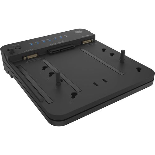 HDD/M.2 NVMe SSD Docking Station d'accueil USB 3.2 Gen 2 (10 Gbit/s), Station de clonage et Lecteur de disques durs (SATA 2,5/3,5"" et M.2 NVMe / SATA SSD), clonage bidirectionnel, USB-C et
