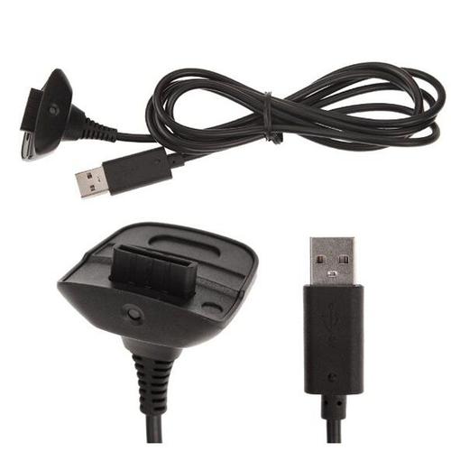 1.5m Cable De Charge Usb Ligne De Cordon D'alimentation Pour Microsoft Xbox 360 Controleur Sans Fil Manette Chargeur De Batterie Rechargeable