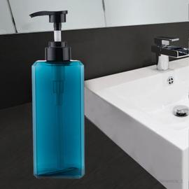 Distributeur de lessive pompe assouplissant de tissu eau de conteneur  bouteille liquide savon à lessive bouteille 450ml Gris