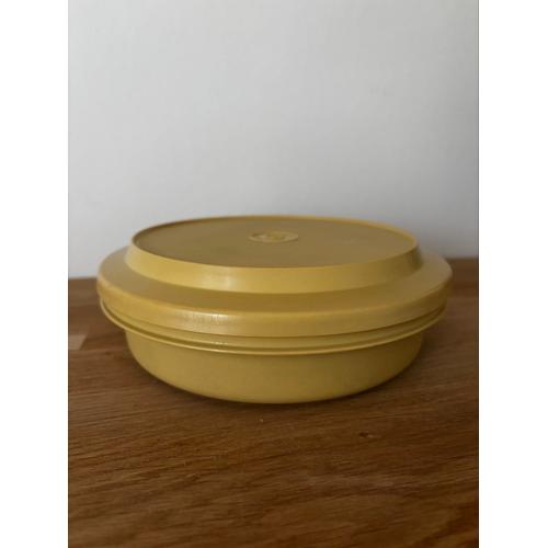 Boîte Tupperware Vintage Jaune