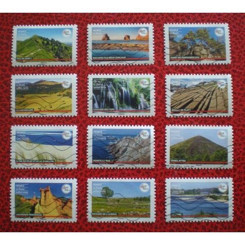 France Terre De Tourisme : Sites Naturels (1) Série Complète Année 2021 Autoadhésifs N° 2025 2026 2027 2027 2029 2030 2031 2032 2033 2034 2035 2036 Yvert Et Tellier