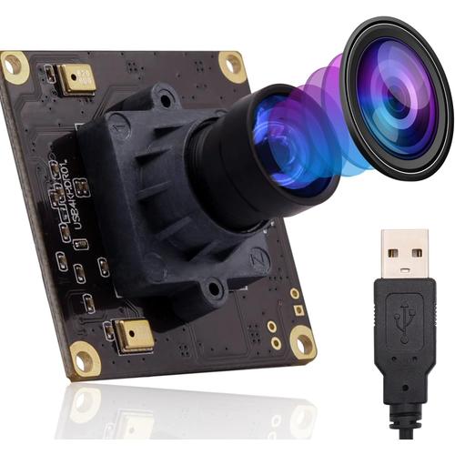 Module De Camera Usb 4 K 2160 P,Rand Anle Uhd 30 Fps,Usb 100 Deres Sans Distorsion Avec Camera,Ordinateur De Bureau Video Pour Windows,Android,Mac,Raspberry Pi