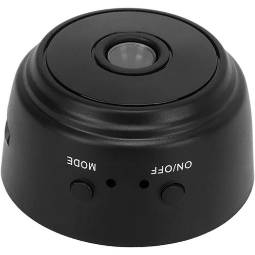 Mini Camera Wifi Sans Fil 1080P Full Hd,Aimant Integre,Camera Sans Fil Micro Usb Pour La Maison(Noir)