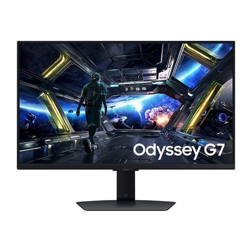 Samsung Odyssey G7 S27DG702EU - G70D Series - écran LED - Intelligent - jeux - 27" - 3840 x 2160 4K UHD (2160p) @ 144 Hz - Fast IPS - 350 cd/m² - 1000:1 - DisplayHDR 400 - 1 ms - 2xHDMI...