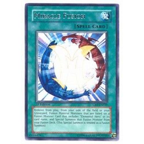 Fusion Miraculeuse En Fr 1 Ere Ed Crv-Fr039 Carte En Rare