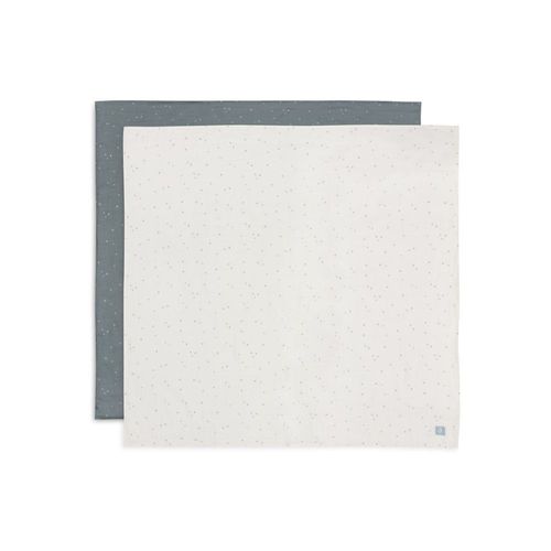 Lot De 2 Langes Gaze De Coton 115 X 115 Cm Twinkling Sea Green - Jollein