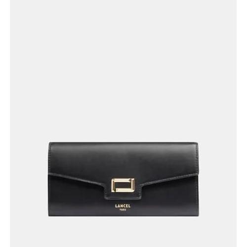 Lancel - Portefeuille long Angele en cuir - Noir