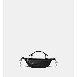 Lancel - Sac besace Origami en cuir - Noir