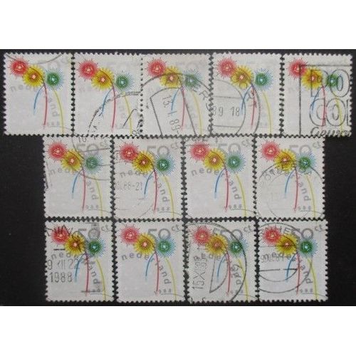 Pays-Bas N°1326 X 13 Oblitéré