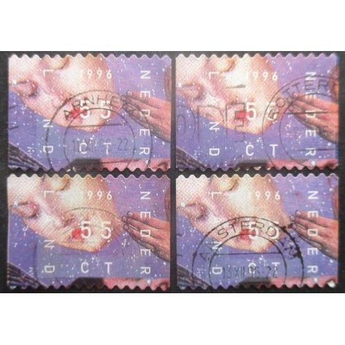 Pays-Bas N°1563 X 4 Oblitéré