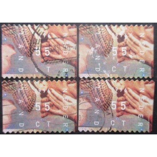 Pays-Bas N°1565 X 4 Oblitéré