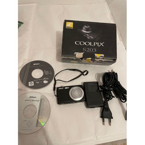 Nikon Coolpix S203 10 mpix noir