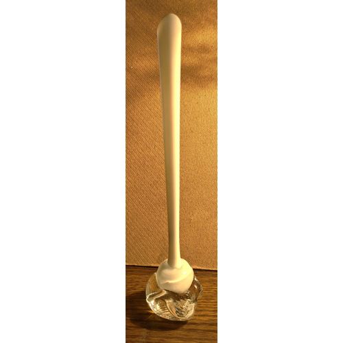 Soliflore verre et opaline vintage