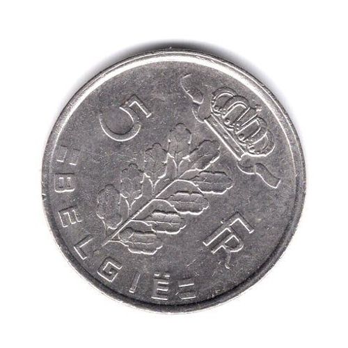 Belgique Piece De 5 Francs 1978 Ceres En Neerlandais Ref Km 135
