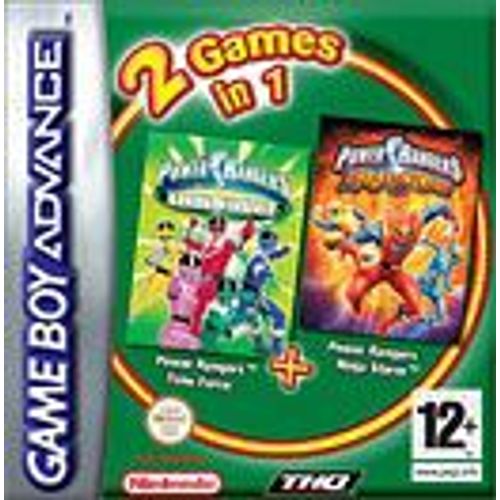 2 Jeu En 1 Power Ranger - La Force Du Temps Et Ninja Storm Game Boy Advance