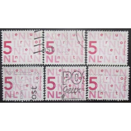 Pays-Bas N°1996 X 6 Oblitéré