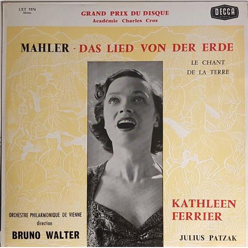 Mahler - Le Chant De La Terre / Das Lied Von Der Erde - Ferrier, Patzak, Orchestre Philharmonique De Vienne, Walter - Decca 1952 - Vinyle Mono