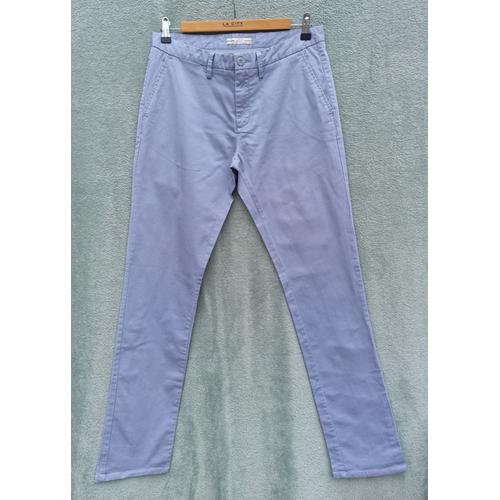 Chino Bleu/Gris Célio T40, Très Bon État