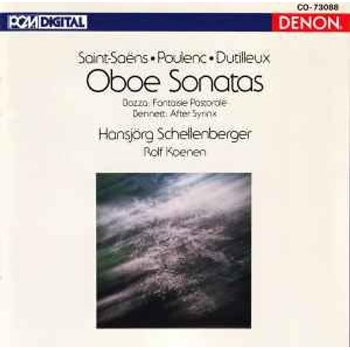 Saint-Saëns* · Poulenc* · Dutilleux* · Bozza* · Bennett* - Hansjörg Schellenberger, Rolf Koenen ‎– Oboe Sonatas