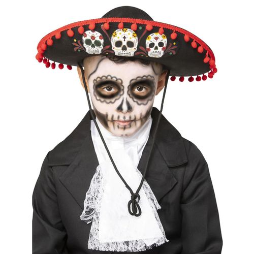 Sombrero Dia De Los Muertos Enfant