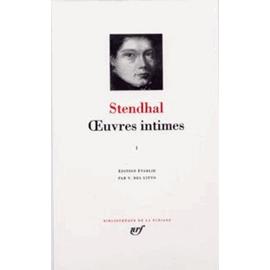 Stendhal Oeuvres Intimes pas cher - Achat neuf et occasion | Rakuten