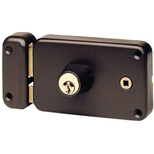 Serrure monopoint en applique horizontal tirage droite à cylindre V5 - VACHETTE - 18700000